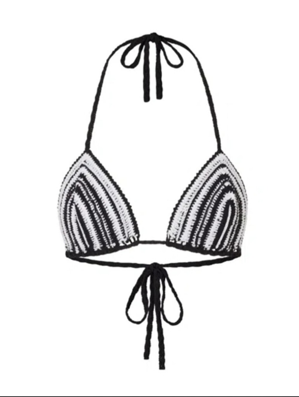 SHONDEL La Bon Crochet Triangle Bikini Top  S